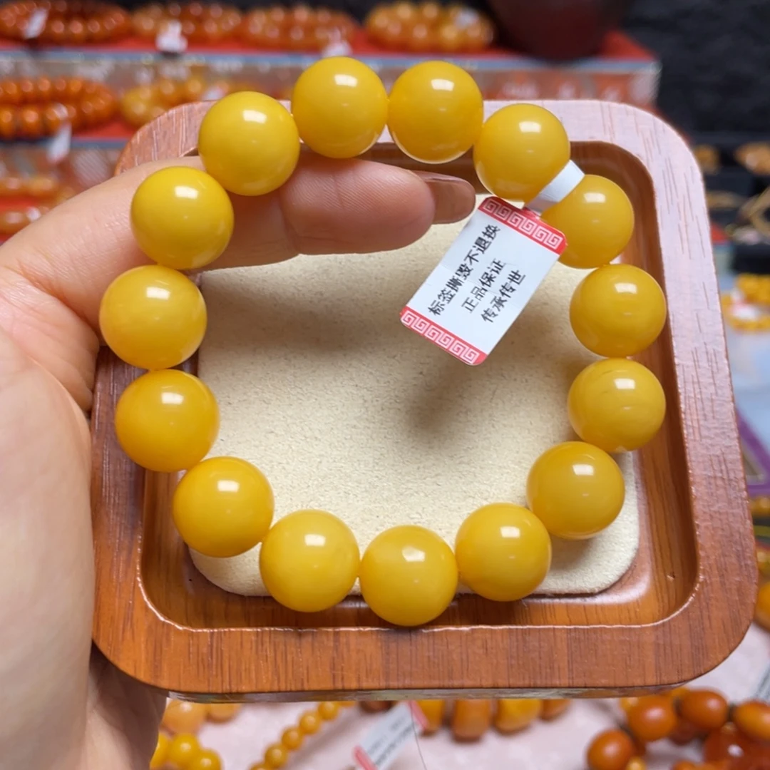 手链蜜蜡未镶嵌手串