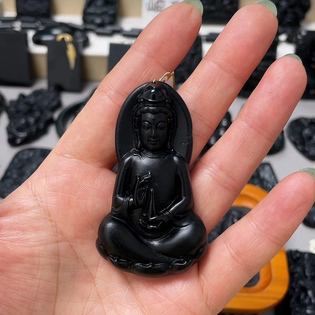 孤***狼蛇纹石玉未镶嵌吊坠