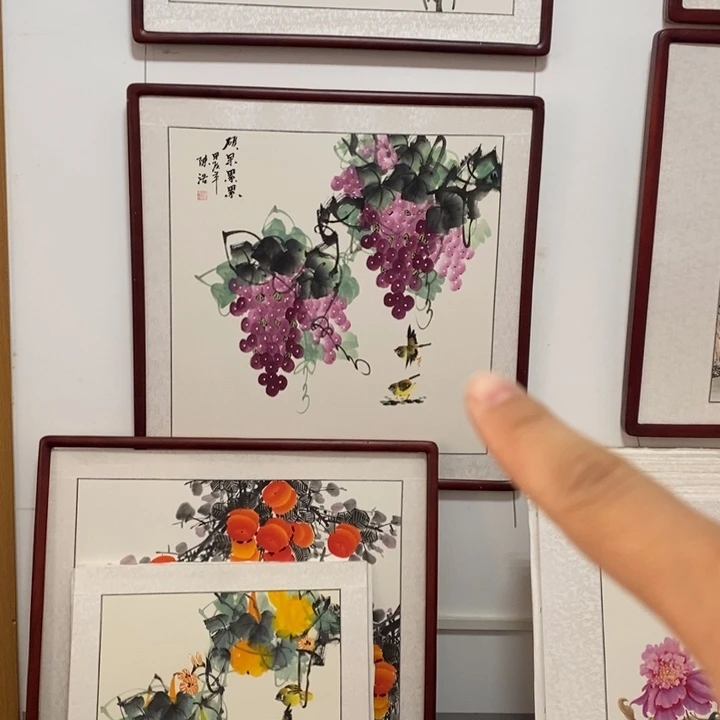 国画85*85尺寸好看好看好