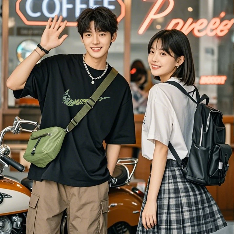 夏季运动百搭男士短袖t恤透气薄款纯色情侣休闲上衣