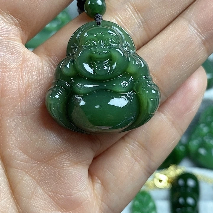 吊坠(不含链)未镶嵌和田玉（碧玉）