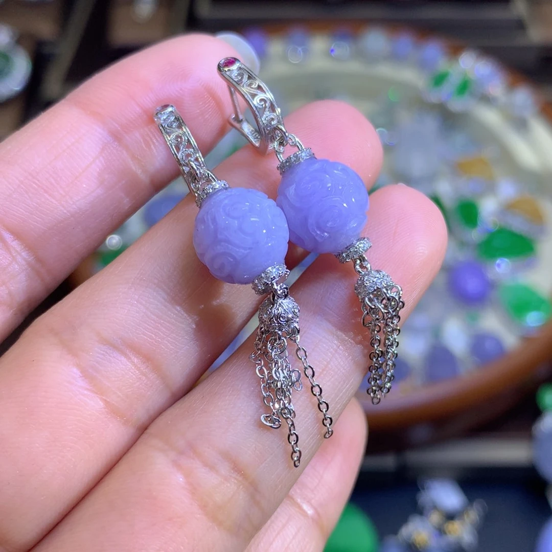 翡翠颈饰银S925镶嵌翡翠