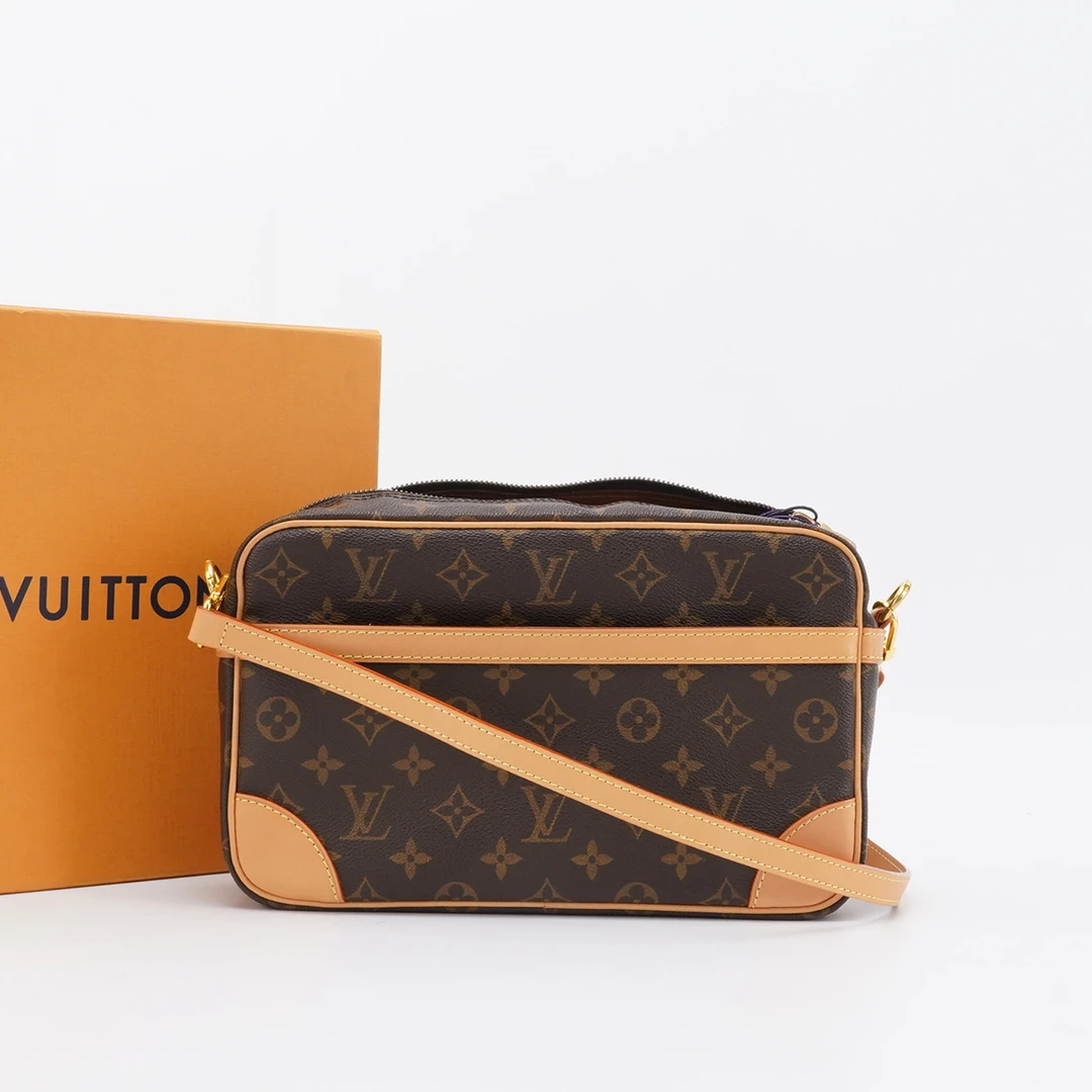 95新 LouisVuitton/路易威登 【静文1】中古相机包中号/换配皮