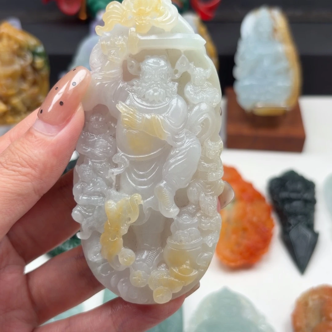 定制翡翠未镶嵌钟馗