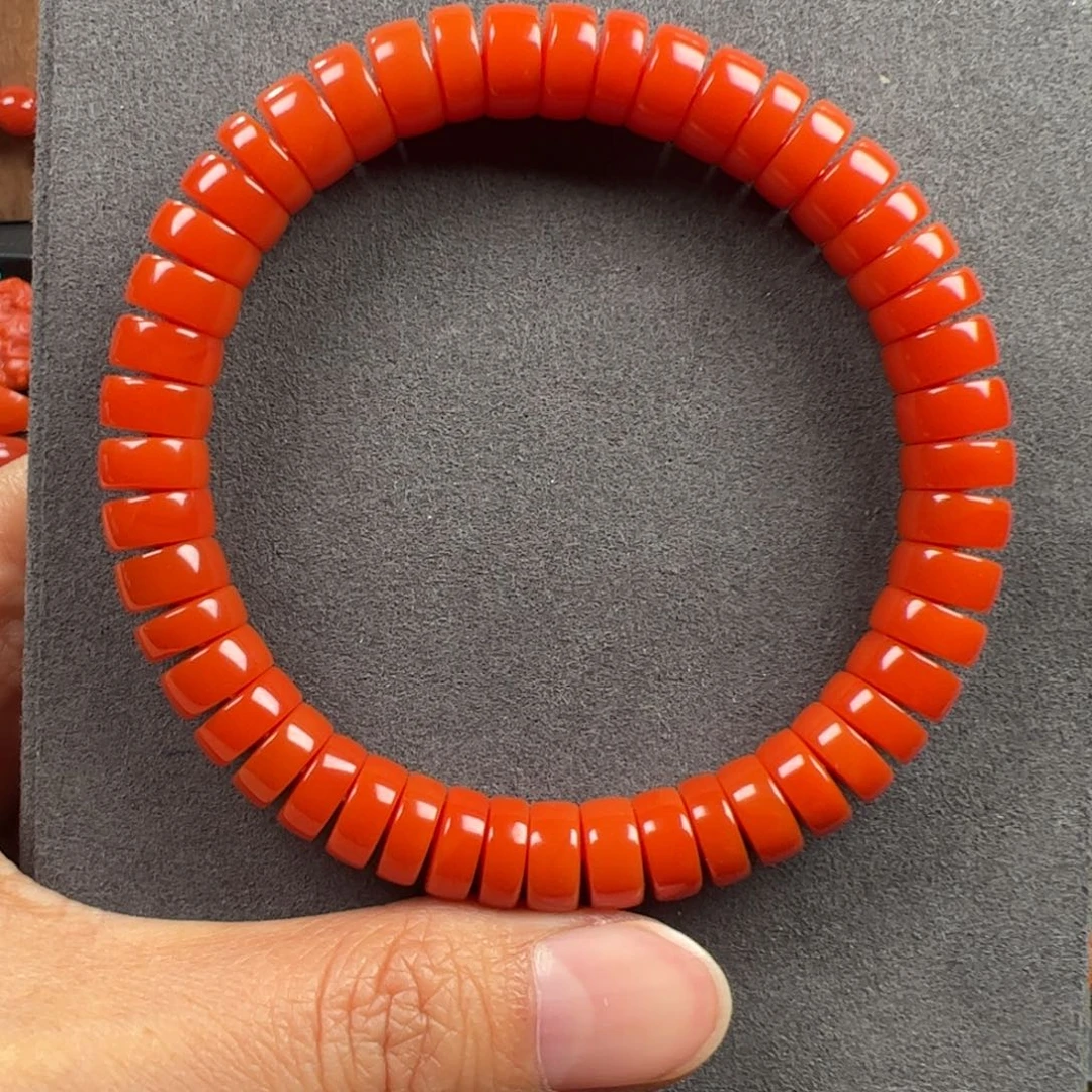 南红玛瑙未镶嵌手串