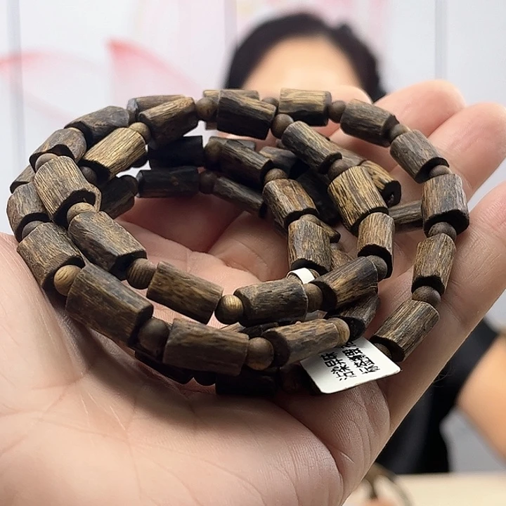 手串沉香07随型树心油多圈25克 多样性发一件