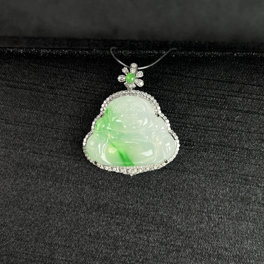 【老王好物优选】天然翡翠佛公吊坠多样性发一7295HT