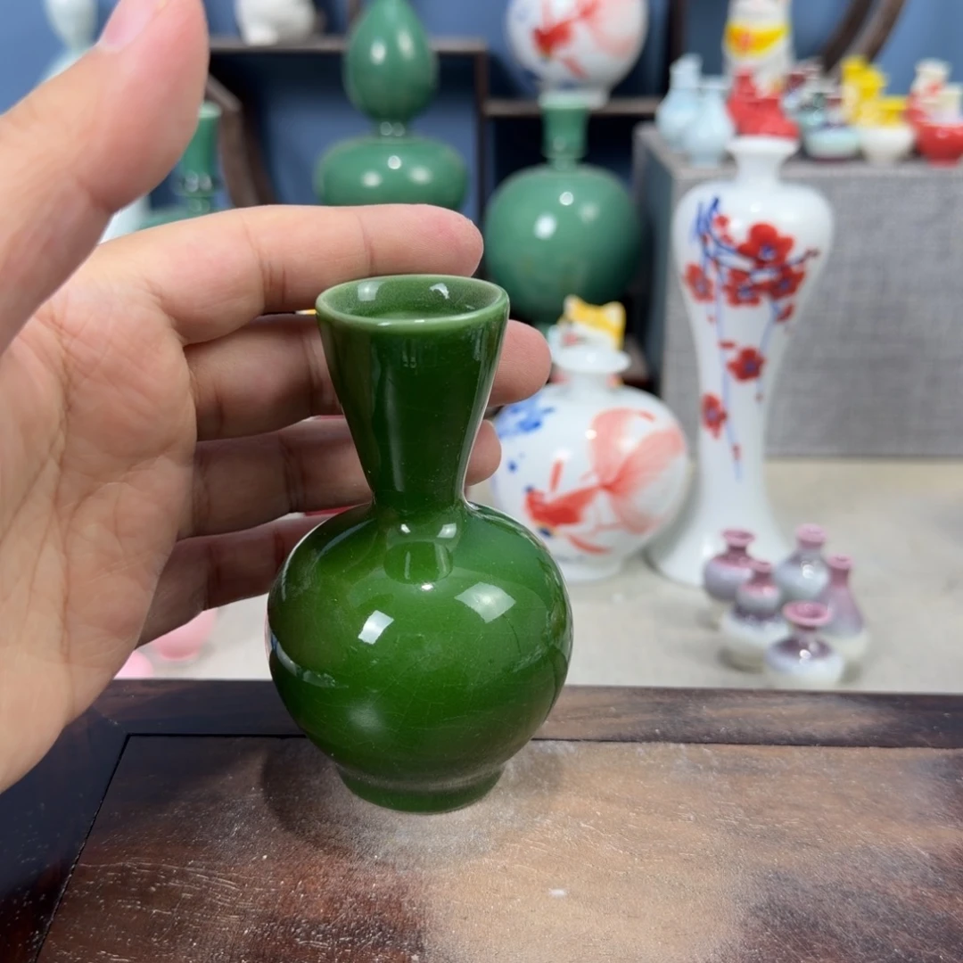 陶瓷手工小花器摆件