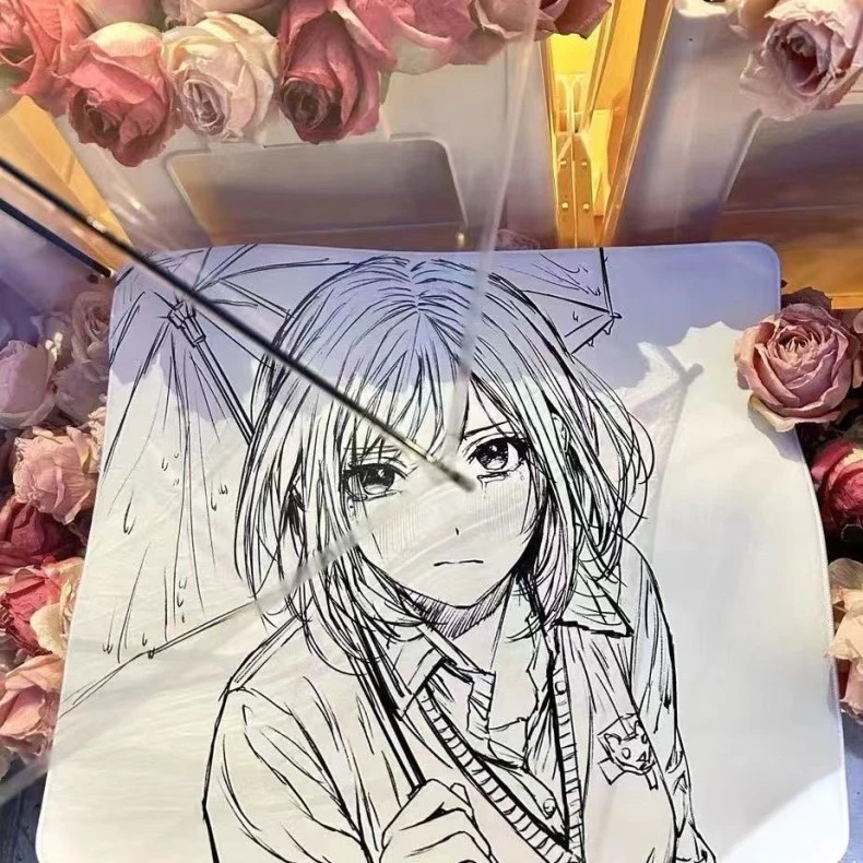 Kuroha欲语联名鼠标垫升级顺滑电竞游戏专用滑鼠垫大号鼠标垫桌垫