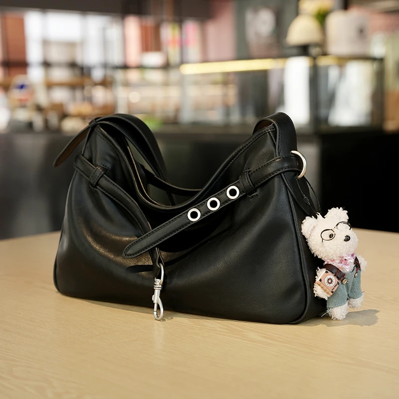 戈兰黛2025新款横版大容量通勤多巴胺单肩包休闲时尚斜跨质感1955