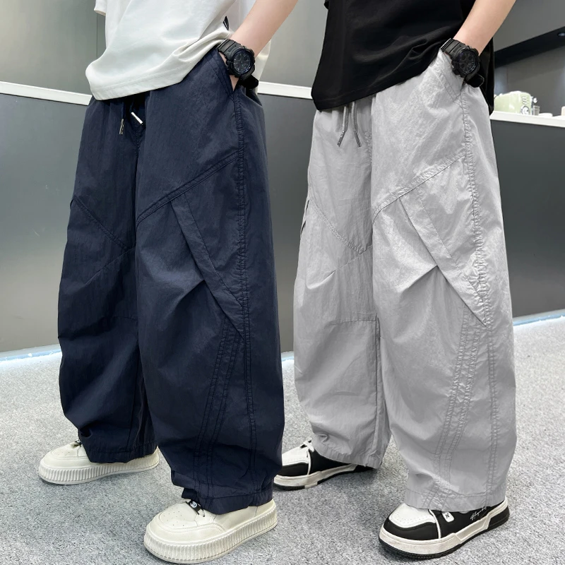 男童夏装新款薄款防蚊裤2025帅气儿童夏季中大童宽松休闲裤25K808