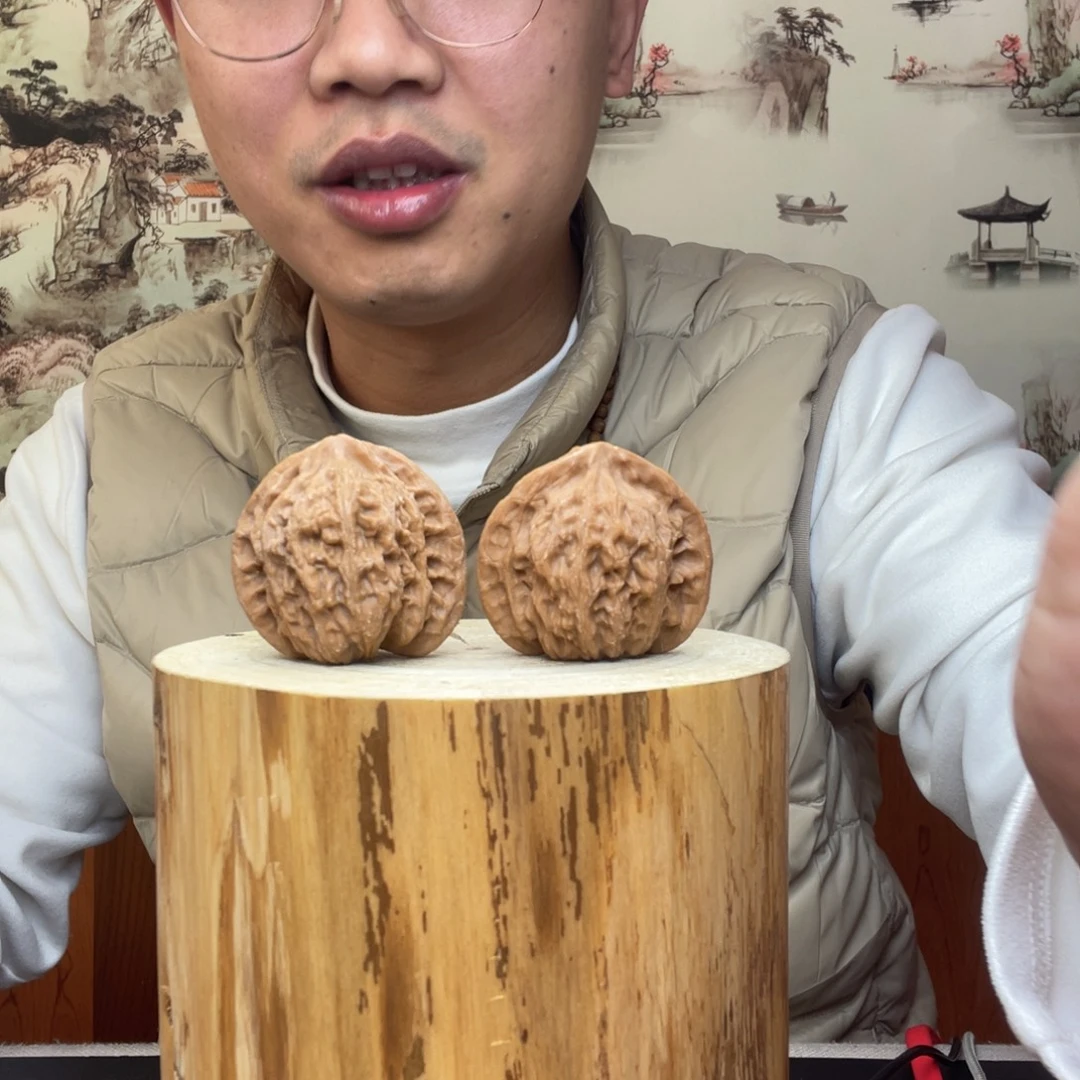 文玩核桃把件公子帽