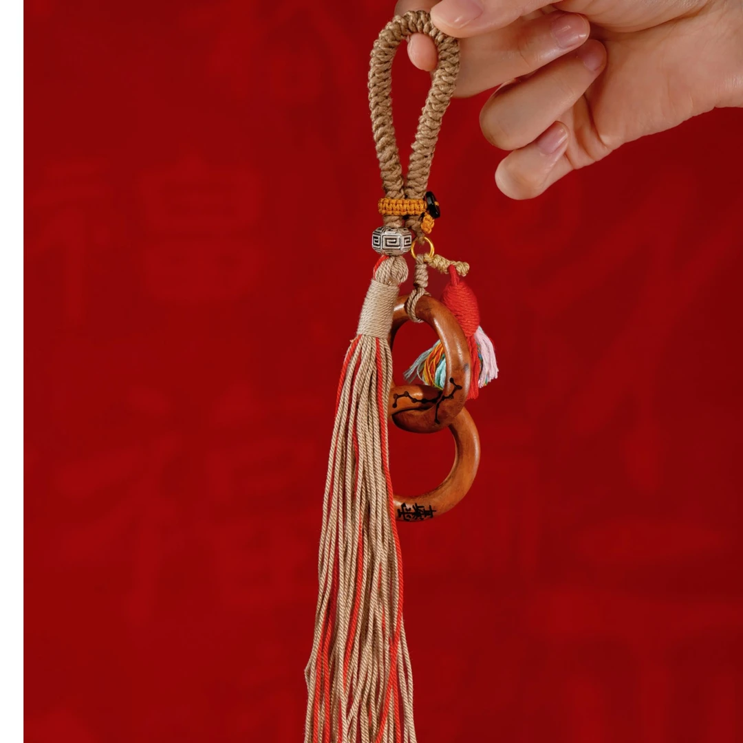 非金属木质手链 赤阳缘九原创枣木乾坤圈