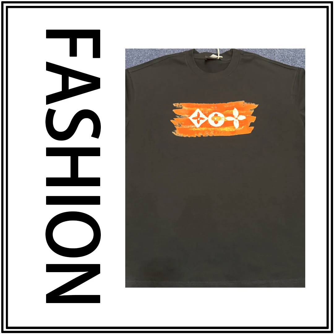 【无花威邓】夏天重磅潮牌短袖圆领休闲T恤J1058