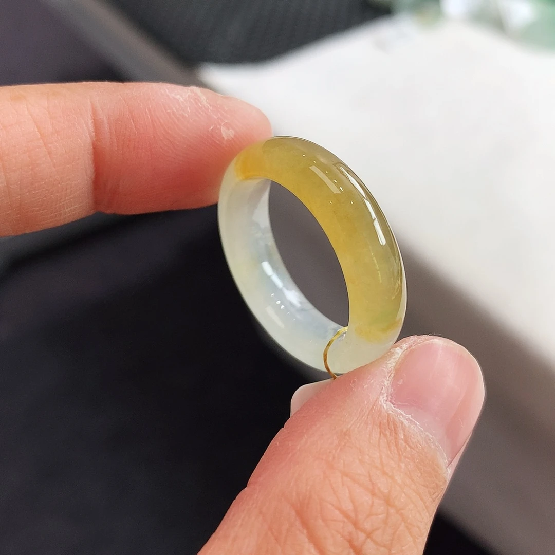 翡翠未镶嵌戒指19-20号