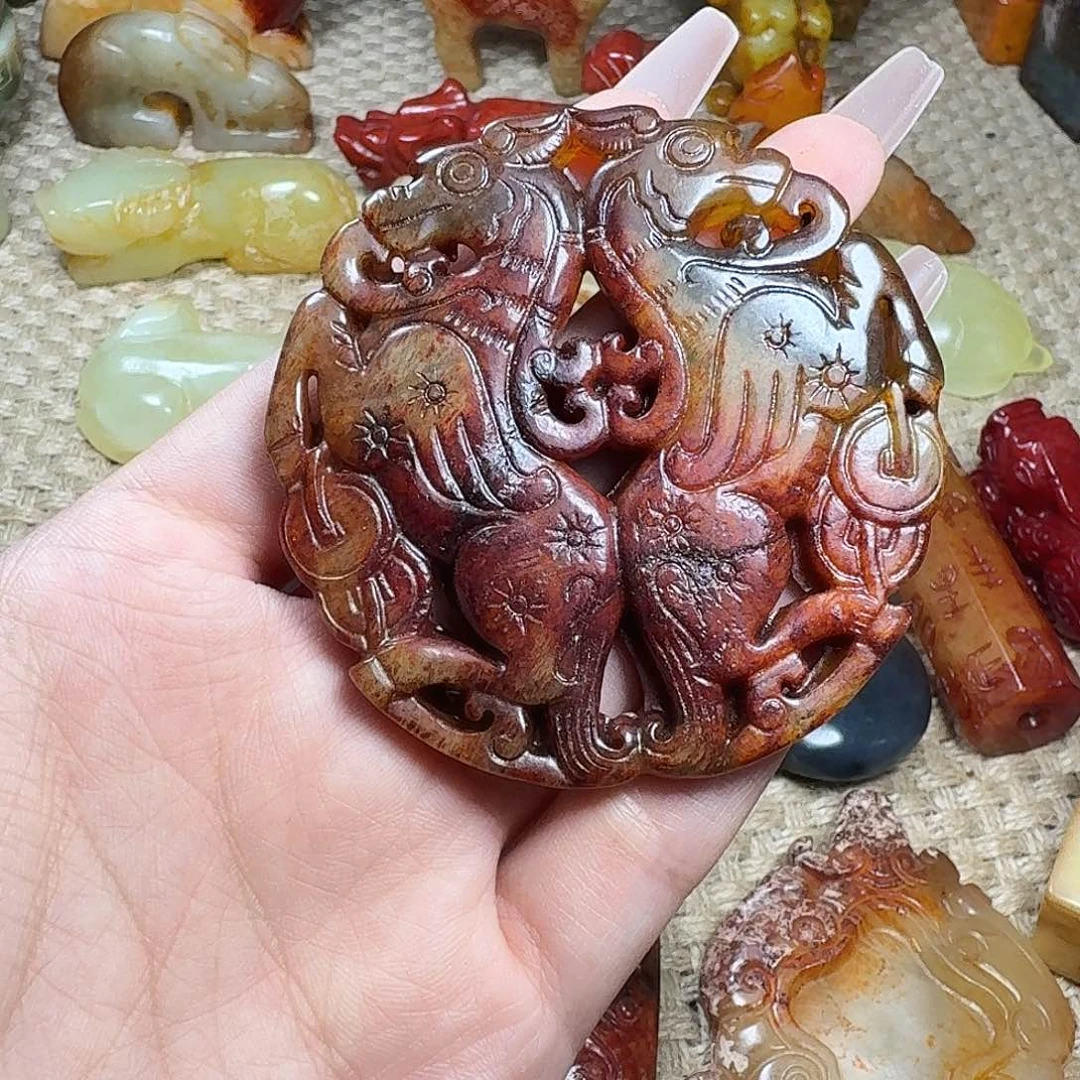 白玉菩提吊坠挂件