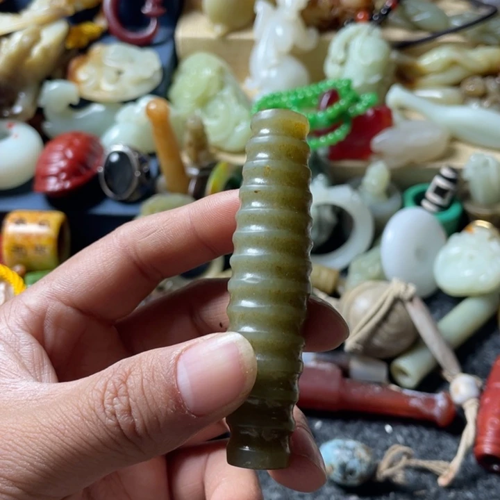 和田玉未镶嵌吊坠(不含链)