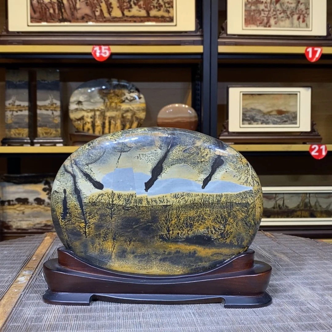 印石昌化石国画石