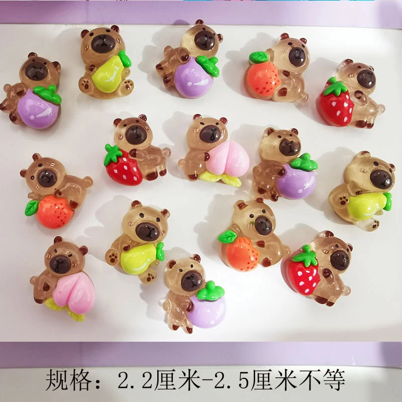 卡皮鼠造型树脂贴片