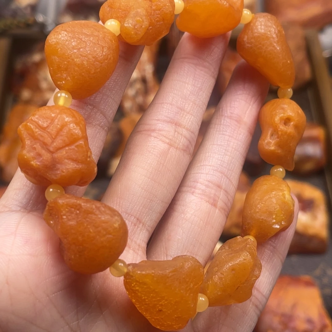 琥珀未镶嵌珠宝奇石