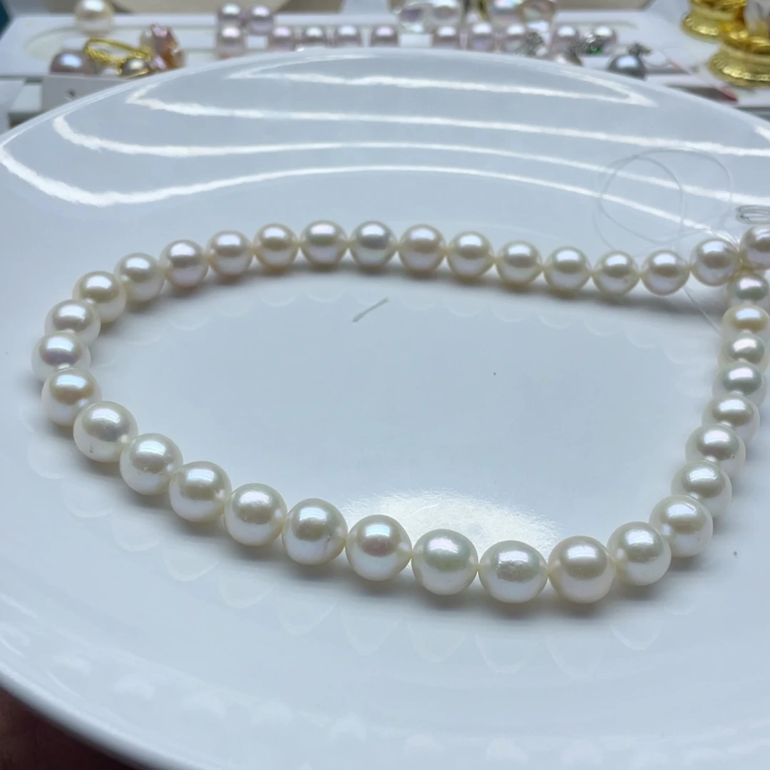 淡水珍珠颈饰未镶嵌西***皮