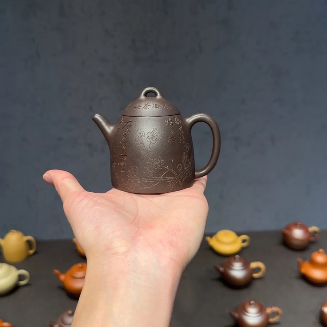 l***e茶壶紫砂子冶秦权 四号井紫泥 160cc