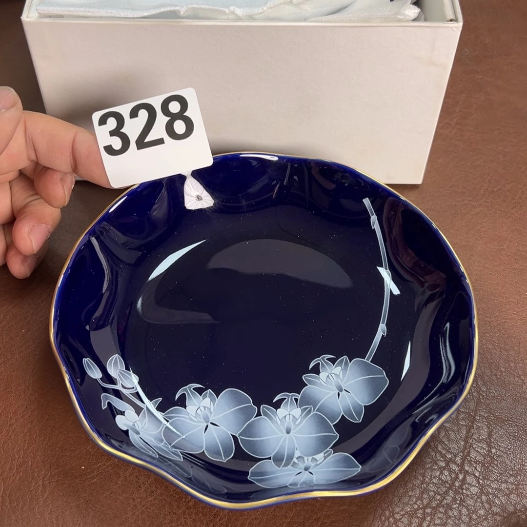 陶瓷香兰五只原盒