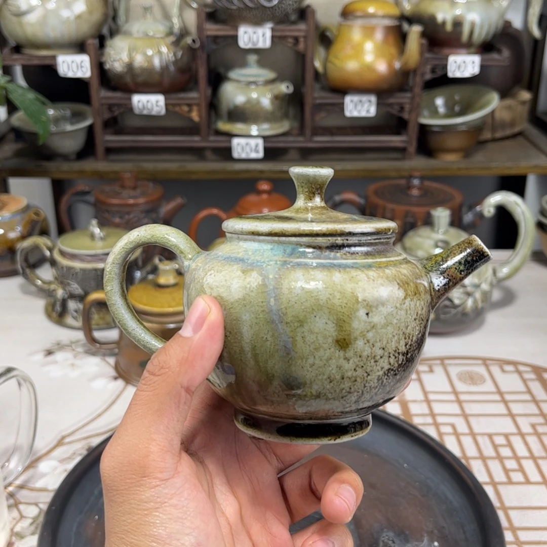 200cc白泥柴烧匏尊壶