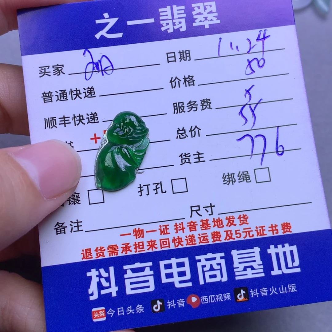 颈饰未镶嵌翡翠丽*