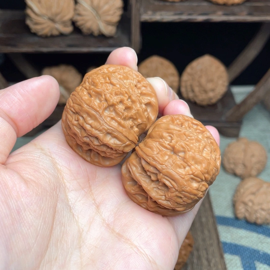 文玩核桃把件无****341磨盘