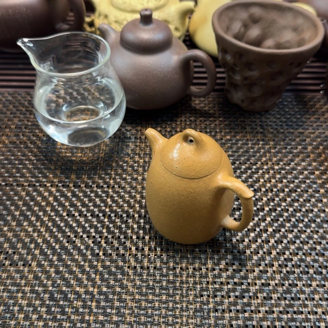 茶壶紫砂黄金段秦权100CC
