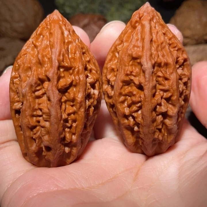 文玩核桃把件东北楸子小雪116