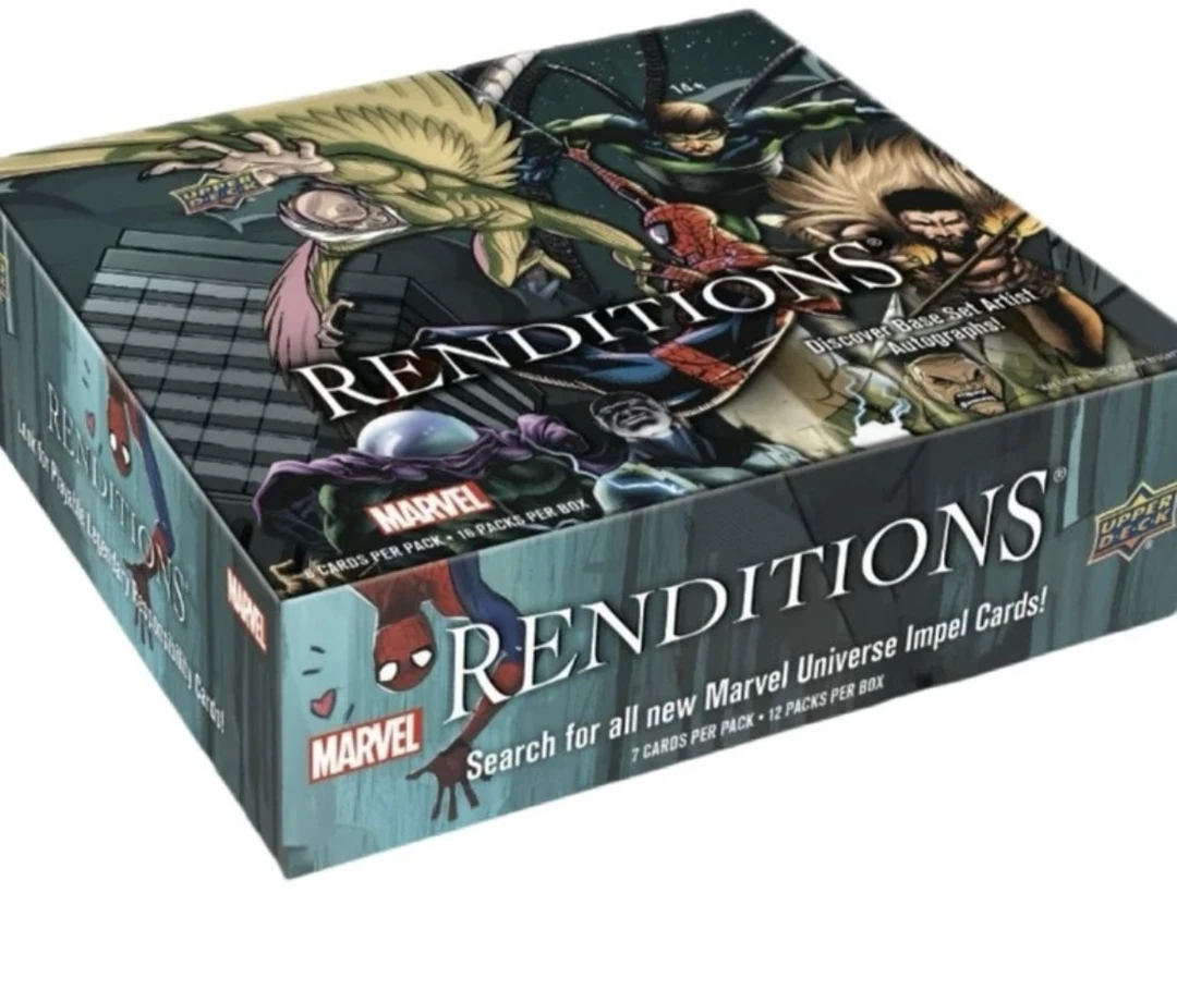 2024漫威Renditions Spider-Man蜘蛛侠收藏卡盒未成年禁止下单