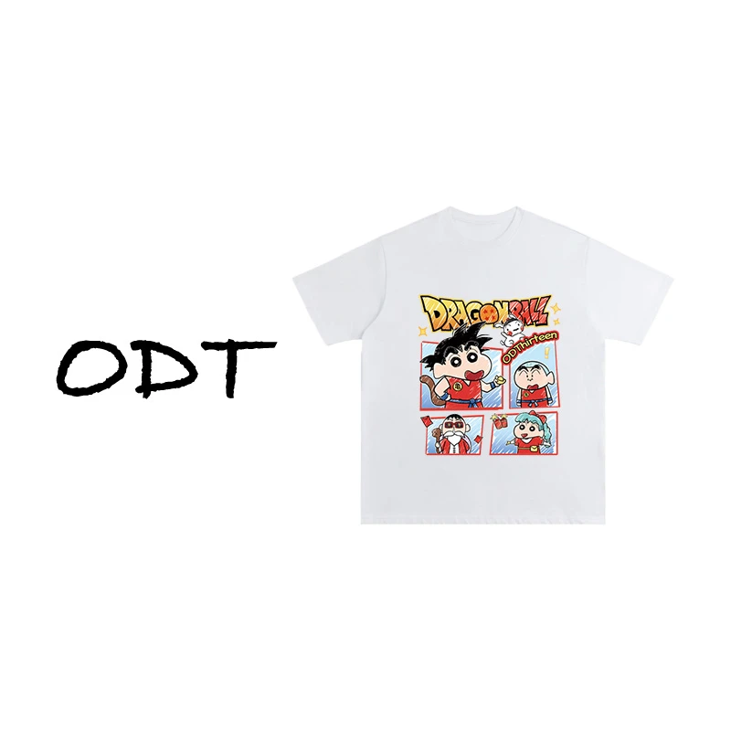 老狗十三【涂鸦龙珠小新】卫衣短袖合集 宽松卡通重磅卫衣男女同款