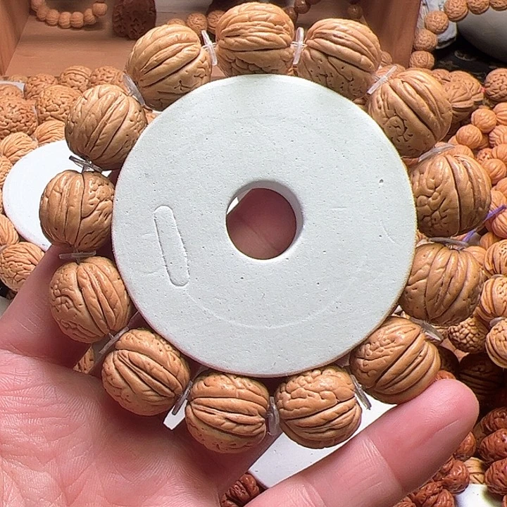 桃核手串虎皮肌肉桃核手串20尺