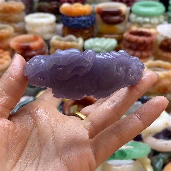 白***芷石英岩玉未镶嵌手镯圈口62