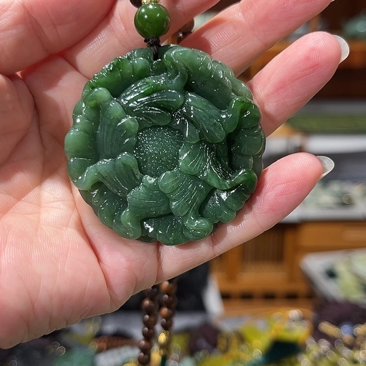 未镶嵌岫玉毛衣链