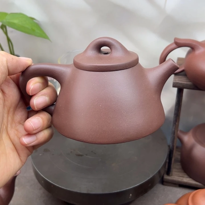 紫砂茶壶紫泥霸王180c c