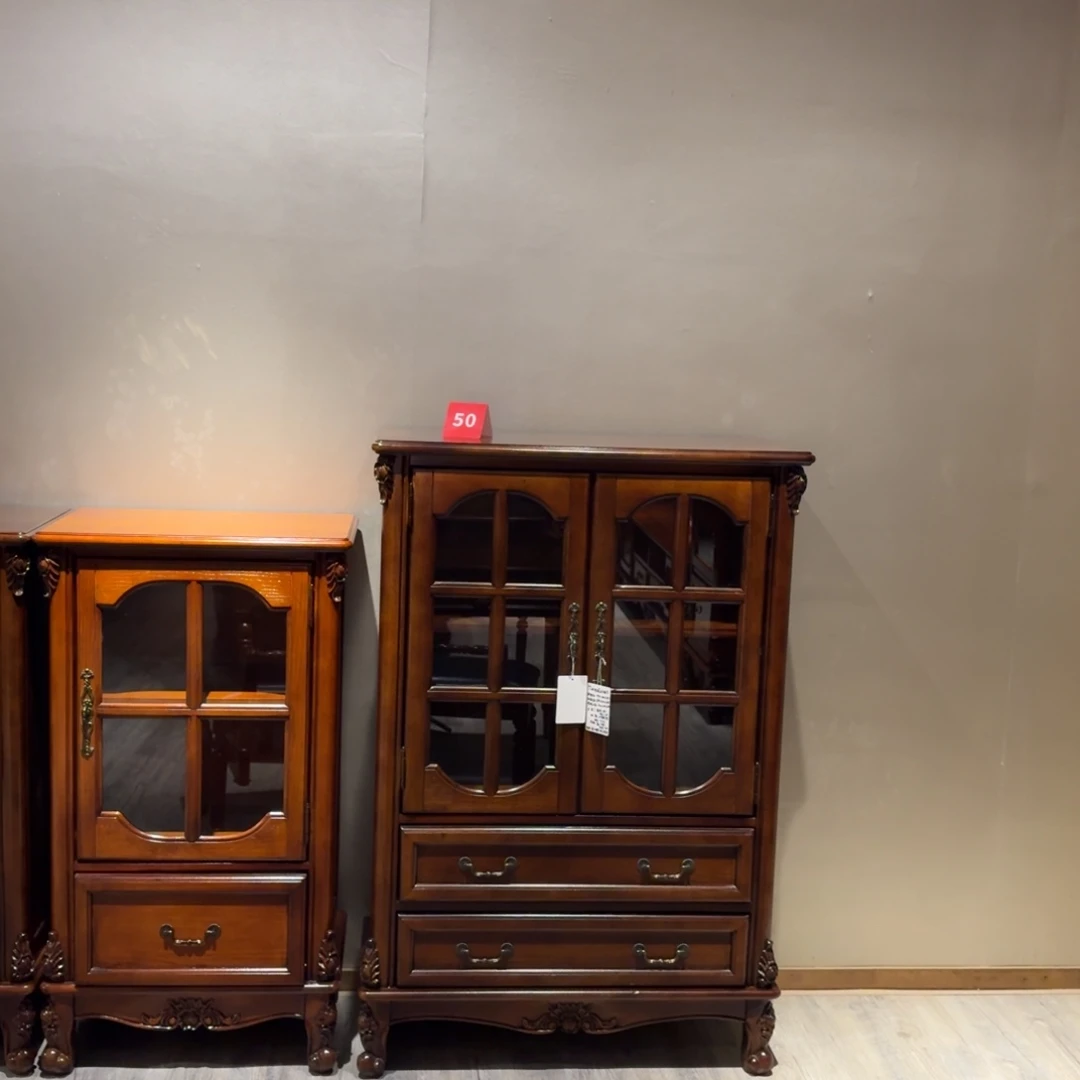 白蜡木定制链接双门酒柜