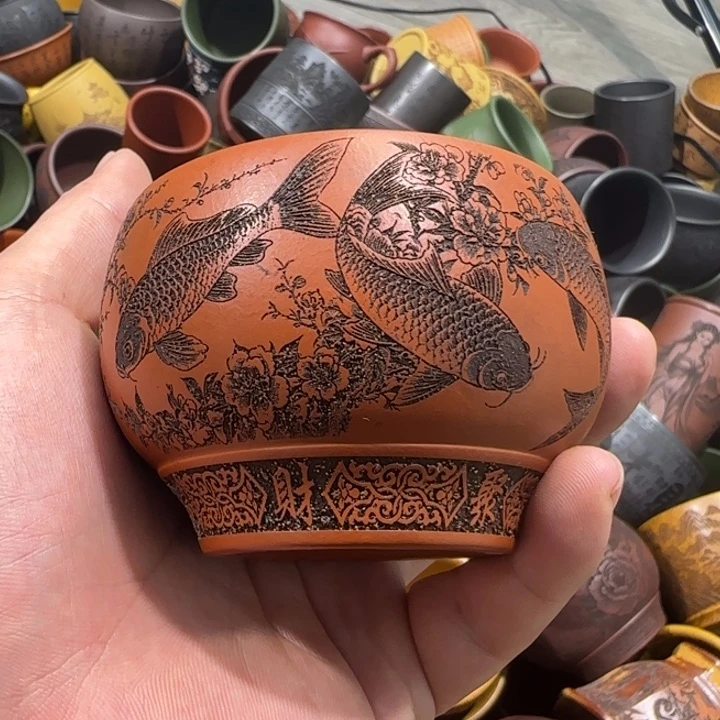 茶杯紫砂全手工制作工艺