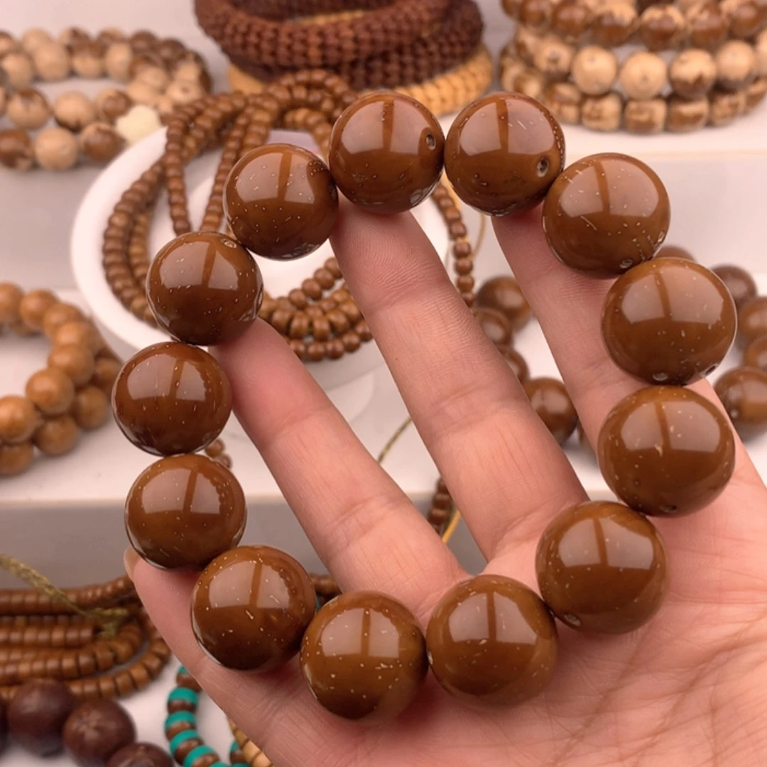 【闪购商品】紫金鼠手串半实心光珠18