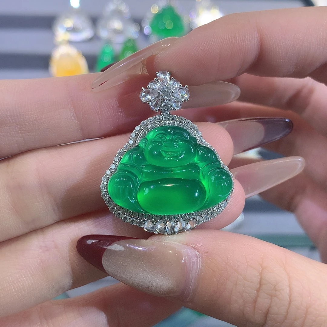 玛瑙/玉髓颈饰银S925镶嵌蜜****y