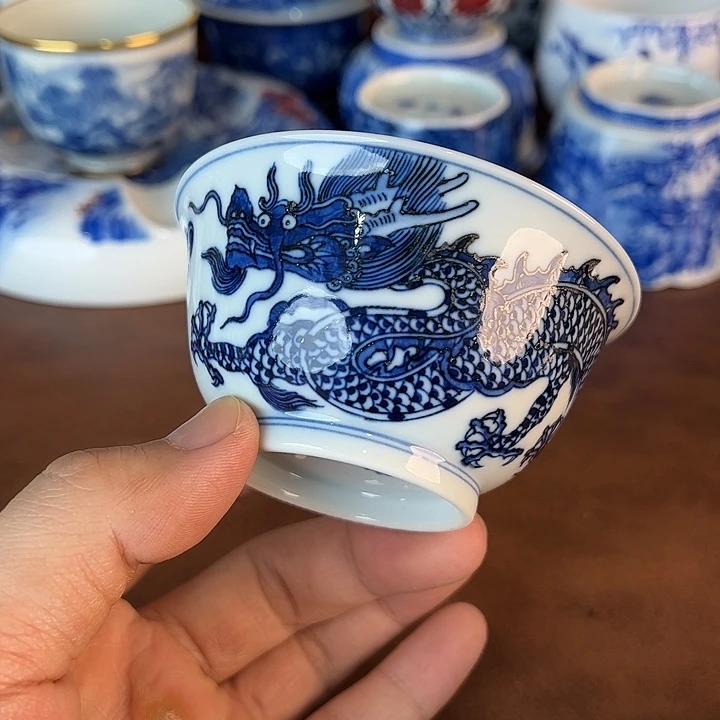 瓷片景德镇全手工手绘陶瓷