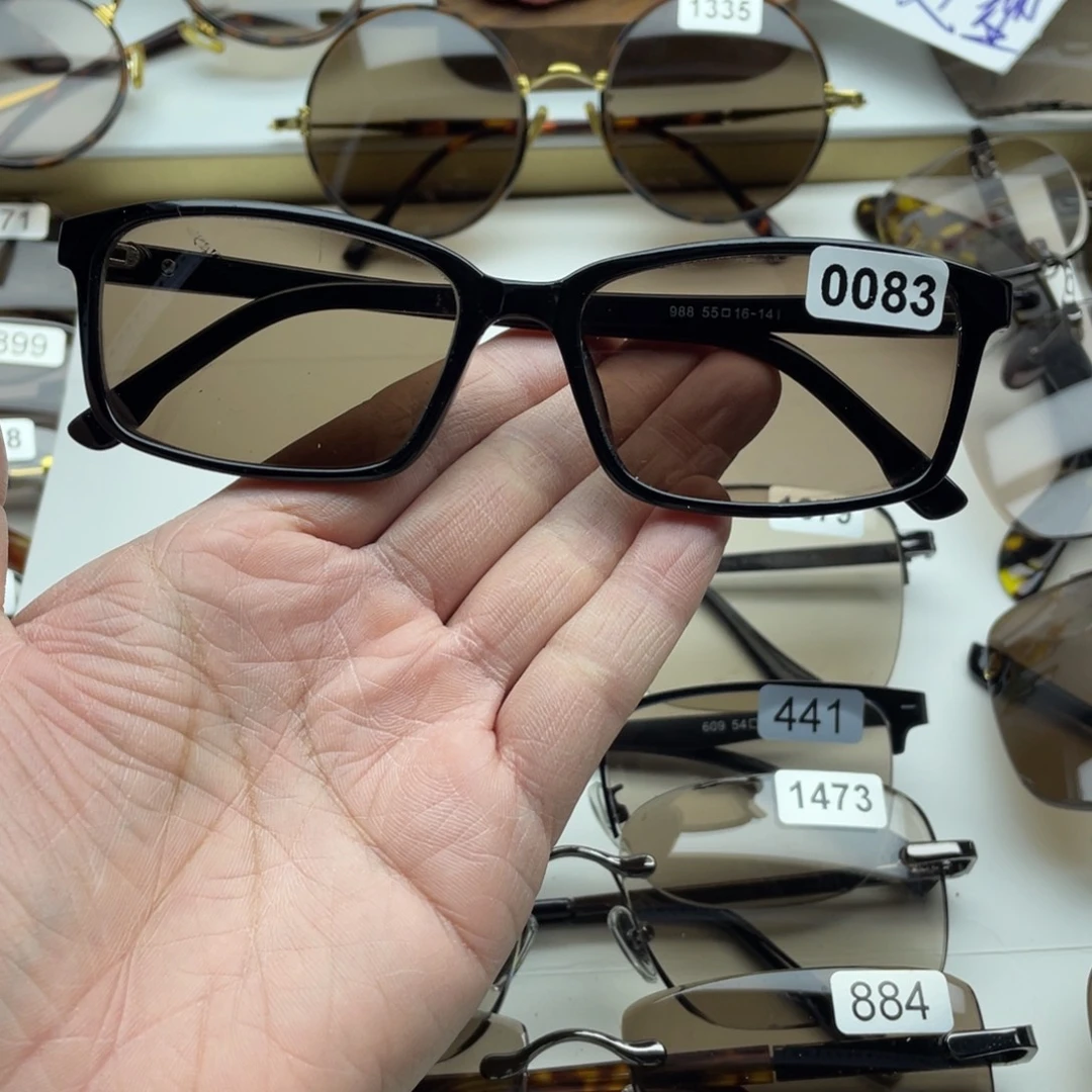 茶水晶全框眼镜 0083