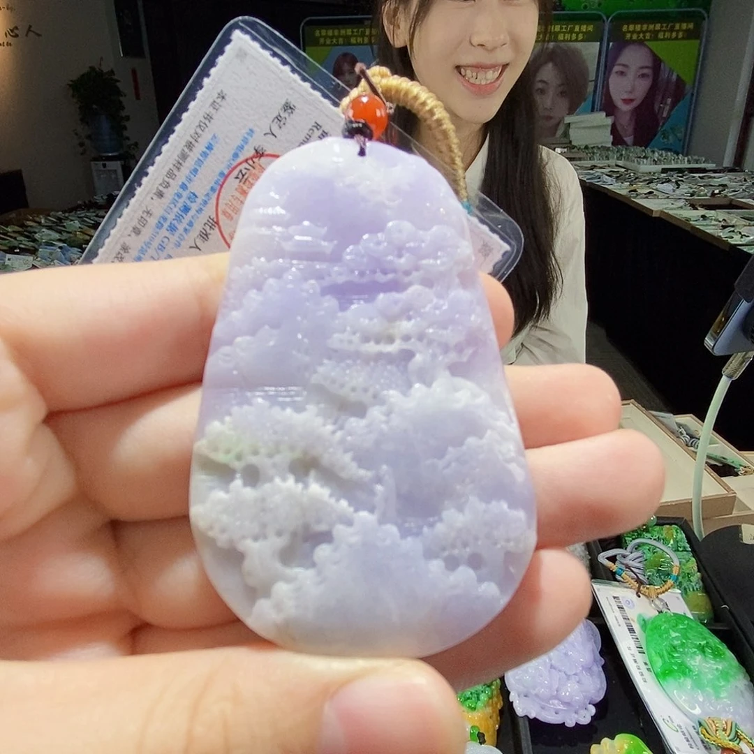 颈饰未镶嵌翡翠翡翠