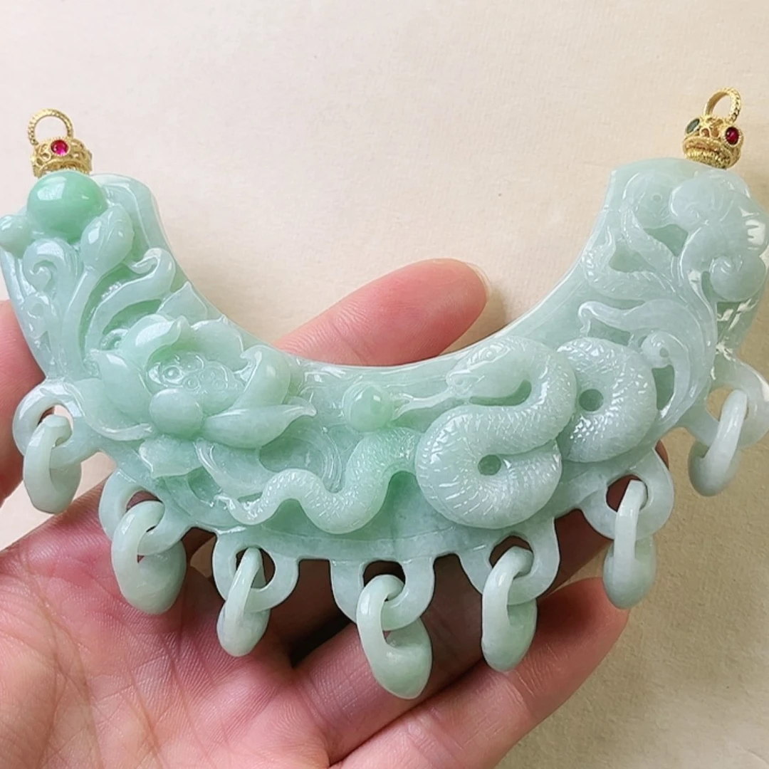 【闪购商品】翡翠颈饰未镶嵌挂件