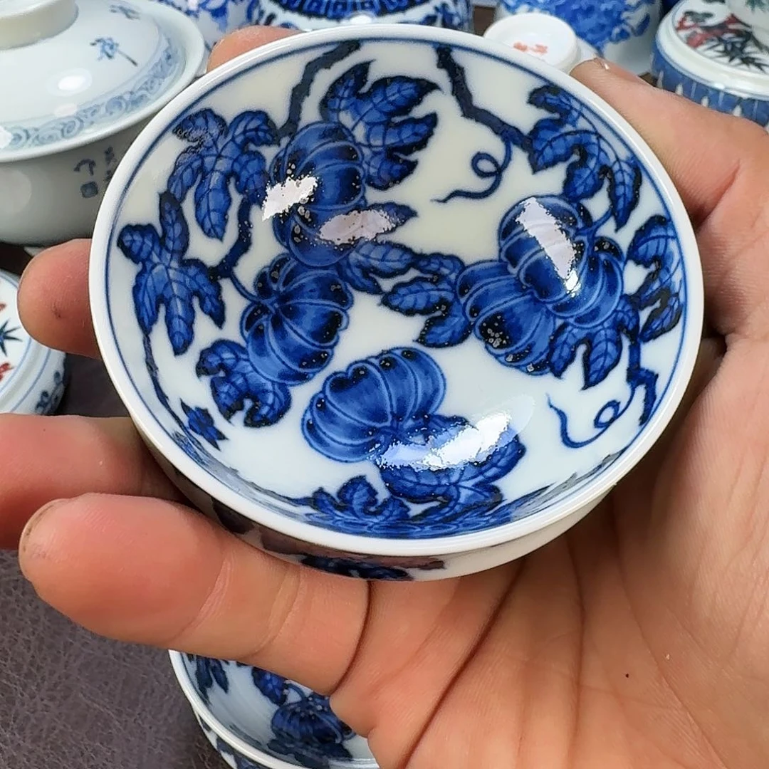 瓷片暴***茶现代景德镇陶瓷手绘茶具