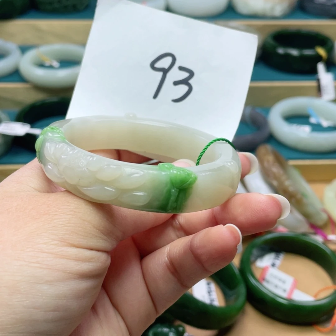 未镶嵌手镯和田玉圈口55