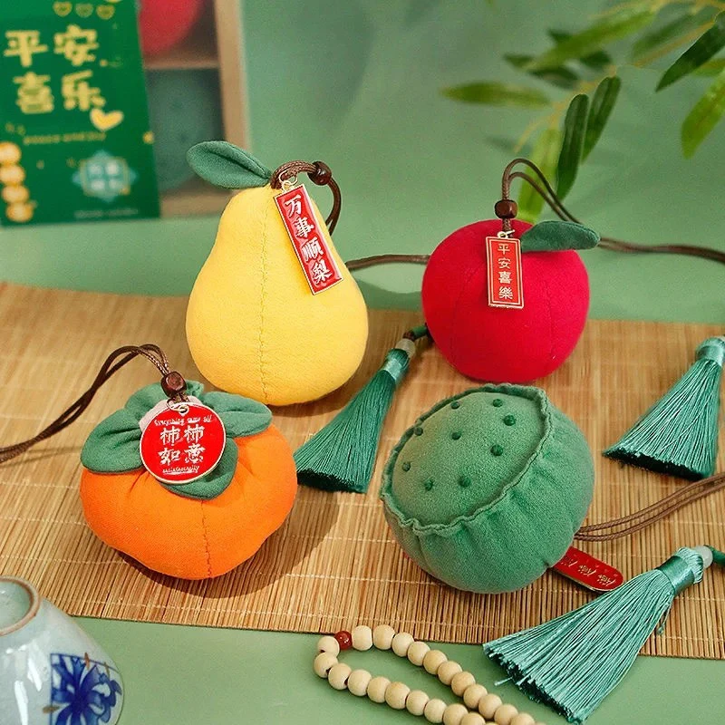 柿子香包香囊手工成品柿柿如意车挂莲蓬驱蚊礼品礼物挂件饰端午节