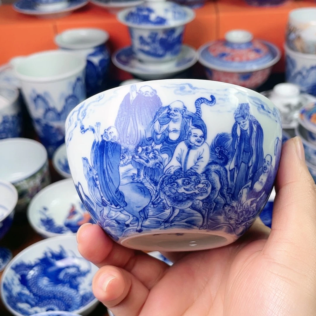 【闪购商品】杯预***者全手工手绘景德镇